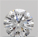 Natural Diamond 0.42 Carats, Round with Excellent Cut, H Color, VS2 Clarity and Certified by GIA