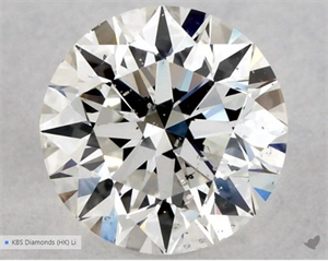 Picture of Natural Diamond 0.50 Carats, Round with Excellent Cut, G Color, SI2 Clarity and Certified by GIA