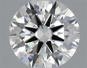 Picture of Natural Diamond 0.43 Carats, Round with Excellent Cut, J Color, SI1 Clarity and Certified by GIA