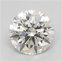 Natural Diamond 0.40 Carats, Round with Excellent Cut, H Color, VS2 Clarity and Certified by GIA