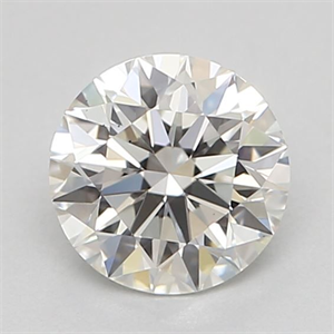 Picture of Natural Diamond 0.40 Carats, Round with Excellent Cut, H Color, VS2 Clarity and Certified by GIA