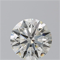 Natural Diamond 2.51 Carats, Round with Excellent Cut, K Color, IF Clarity and Certified by GIA