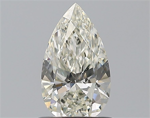 Picture of Natural Diamond 0.71 Carats, Pear with  Cut, K Color, VS1 Clarity and Certified by GIA