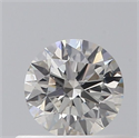 Natural Diamond 0.41 Carats, Round with Excellent Cut, H Color, SI2 Clarity and Certified by GIA