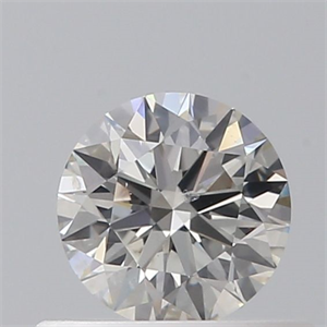 Picture of Natural Diamond 0.41 Carats, Round with Excellent Cut, H Color, SI2 Clarity and Certified by GIA