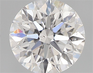 Picture of Natural Diamond 0.42 Carats, Round with Excellent Cut, E Color, SI2 Clarity and Certified by GIA