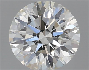 Picture of Natural Diamond 0.40 Carats, Round with Excellent Cut, I Color, SI2 Clarity and Certified by GIA