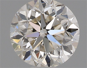 Picture of Natural Diamond 0.51 Carats, Round with Good Cut, I Color, VS1 Clarity and Certified by IGI