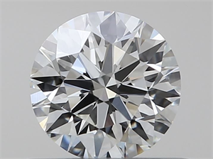 Picture of Natural Diamond 0.43 Carats, Round with Excellent Cut, H Color, VVS2 Clarity and Certified by GIA