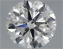 Natural Diamond 0.45 Carats, Round with Excellent Cut, G Color, SI1 Clarity and Certified by GIA