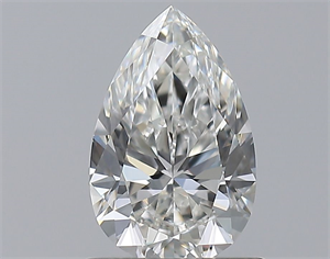 Picture of Natural Diamond 0.72 Carats, Pear with  Cut, G Color, VVS1 Clarity and Certified by GIA