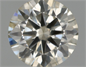 Natural Diamond 0.73 Carats, Round with Excellent Cut, K Color, SI1 Clarity and Certified by IGI