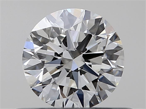 Picture of Natural Diamond 0.40 Carats, Round with Excellent Cut, I Color, VVS2 Clarity and Certified by GIA