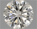 Natural Diamond 0.42 Carats, Round with Excellent Cut, I Color, SI2 Clarity and Certified by IGI