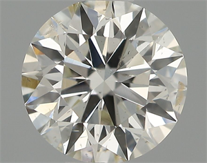 Picture of Natural Diamond 0.50 Carats, Round with Excellent Cut, H Color, SI2 Clarity and Certified by IGI