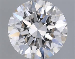 Picture of Natural Diamond 0.56 Carats, Round with Excellent Cut, J Color, VVS2 Clarity and Certified by GIA