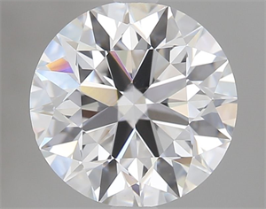 Picture of Natural Diamond 1.70 Carats, Round with Excellent Cut, D Color, VS1 Clarity and Certified by GIA