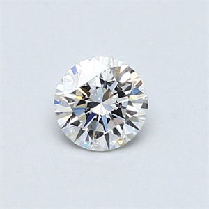 Picture of Natural Diamond 0.40 Carats, Round with Very Good Cut, E Color, SI1 Clarity and Certified by GIA