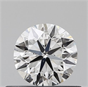 Natural Diamond 0.40 Carats, Round with Very Good Cut, G Color, SI1 Clarity and Certified by GIA