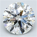 Natural Diamond 5.08 Carats, Round with Excellent Cut, I Color, VS2 Clarity and Certified by GIA