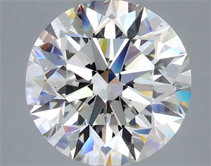 Picture of Natural Diamond 3.00 Carats, Round with Excellent Cut, G Color, VS1 Clarity and Certified by GIA