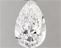 Natural Diamond 0.71 Carats, Pear with  Cut, E Color, VS2 Clarity and Certified by GIA