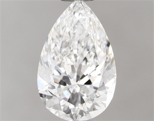 Picture of Natural Diamond 0.71 Carats, Pear with  Cut, E Color, VS2 Clarity and Certified by GIA