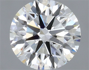 Picture of Natural Diamond 0.40 Carats, Round with Excellent Cut, F Color, VS2 Clarity and Certified by GIA