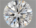 Natural Diamond 0.40 Carats, Round with Very Good Cut, H Color, SI1 Clarity and Certified by GIA