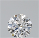 Natural Diamond 0.42 Carats, Round with Excellent Cut, E Color, SI1 Clarity and Certified by GIA