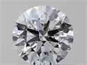 Natural Diamond 0.43 Carats, Round with Excellent Cut, G Color, VVS2 Clarity and Certified by GIA