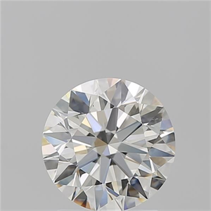 Picture of Natural Diamond 1.90 Carats, Round with Excellent Cut, I Color, VS2 Clarity and Certified by GIA