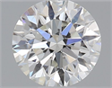 Natural Diamond 0.40 Carats, Round with Excellent Cut, I Color, VS2 Clarity and Certified by GIA