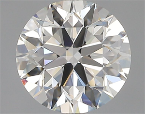 Picture of Natural Diamond 1.50 Carats, Round with Excellent Cut, H Color, IF Clarity and Certified by GIA