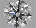 Natural Diamond 1.51 Carats, Round with Excellent Cut, D Color, SI2 Clarity and Certified by GIA