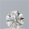 Natural Diamond 0.50 Carats, Round with Very Good Cut, J Color, VVS2 Clarity and Certified by GIA