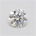 Natural Diamond 0.52 Carats, Round with Excellent Cut, I Color, SI1 Clarity and Certified by IGI