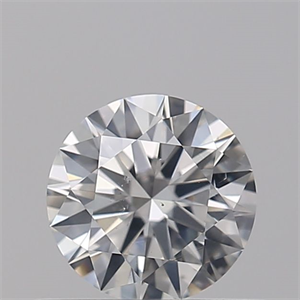 Picture of Natural Diamond 0.49 Carats, Round with Excellent Cut, H Color, SI2 Clarity and Certified by GIA