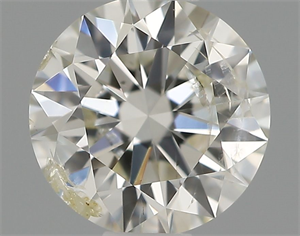 Picture of Natural Diamond 0.50 Carats, Round with Excellent Cut, I Color, SI2 Clarity and Certified by IGI