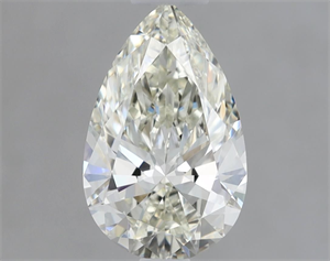 Picture of Natural Diamond 1.00 Carats, Pear with  Cut, I Color, IF Clarity and Certified by IGI