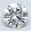 Natural Diamond 5.61 Carats, Round with Excellent Cut, I Color, VS2 Clarity and Certified by GIA