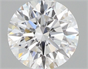 Natural Diamond 0.41 Carats, Round with Excellent Cut, D Color, VS2 Clarity and Certified by GIA