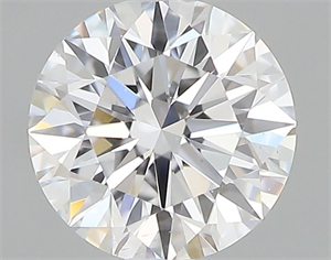 Picture of Natural Diamond 0.41 Carats, Round with Excellent Cut, D Color, VS2 Clarity and Certified by GIA