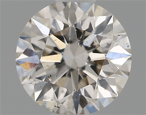 Picture of Natural Diamond 0.60 Carats, Round with Excellent Cut, J Color, SI1 Clarity and Certified by IGI