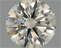 Natural Diamond 0.46 Carats, Round with Excellent Cut, K Color, VS2 Clarity and Certified by IGI