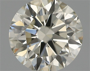 Picture of Natural Diamond 0.46 Carats, Round with Excellent Cut, K Color, VS2 Clarity and Certified by IGI