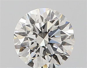 Picture of Natural Diamond 0.40 Carats, Round with Excellent Cut, H Color, VS1 Clarity and Certified by GIA