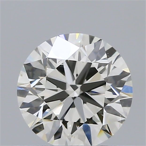 Picture of Natural Diamond 0.50 Carats, Round with Excellent Cut, I Color, VS2 Clarity and Certified by IGI