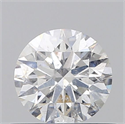 Natural Diamond 0.56 Carats, Round with Excellent Cut, E Color, I1 Clarity and Certified by GIA