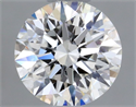 Natural Diamond 0.46 Carats, Round with Excellent Cut, G Color, SI1 Clarity and Certified by GIA